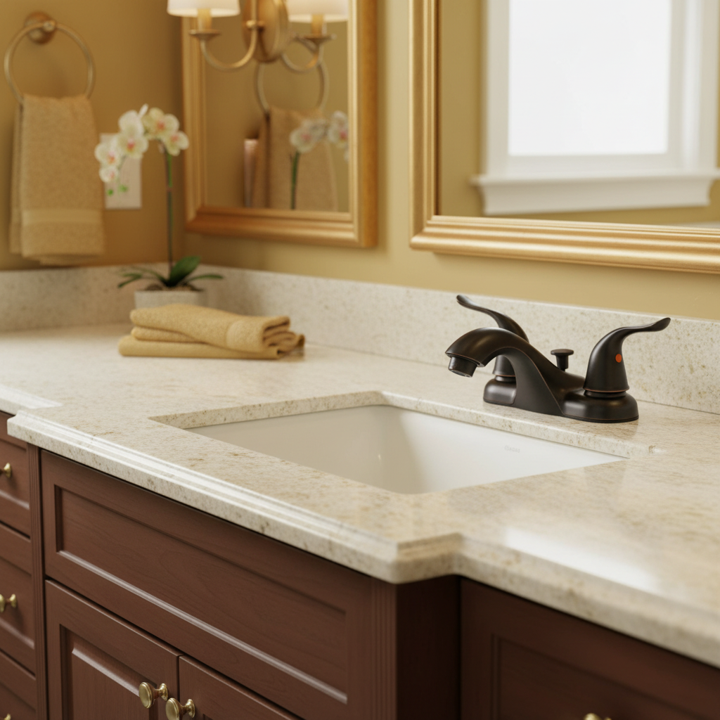 Designers Impressions 651533 Oil Rubbed Bronze Lavatory Vanity Faucet