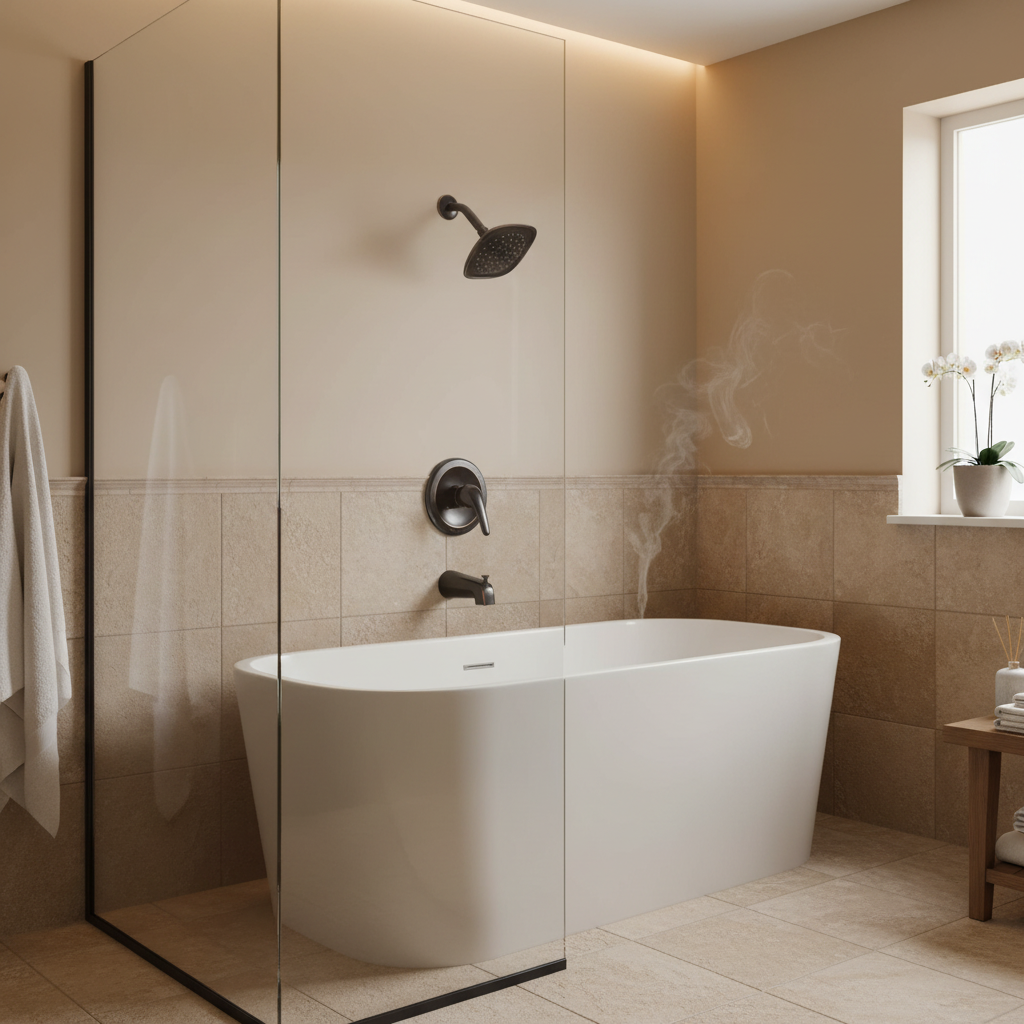 Designers Impressions 655700 Oil Rubbed Bronze Tub / Shower Combo Faucet