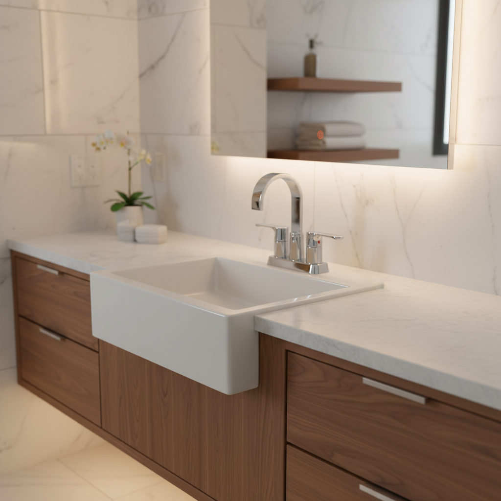Designers Impressions 685564 Polished Chrome Lavatory Vanity Faucet