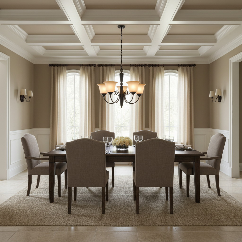 Essex Series Oil Rubbed Bronze 5 Light Chandelier