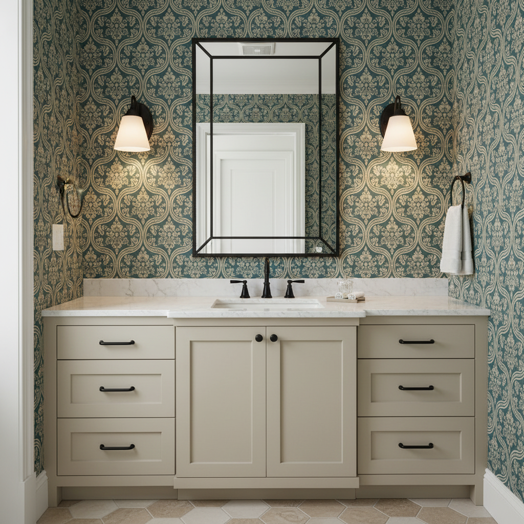 Galveston Matte Black 1 Light Wall Sconce / Bathroom Fixture : 20-9977