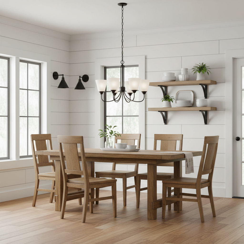 Galveston Matte Black 6 Light Chandelier Ceiling Fixture : 20-9717