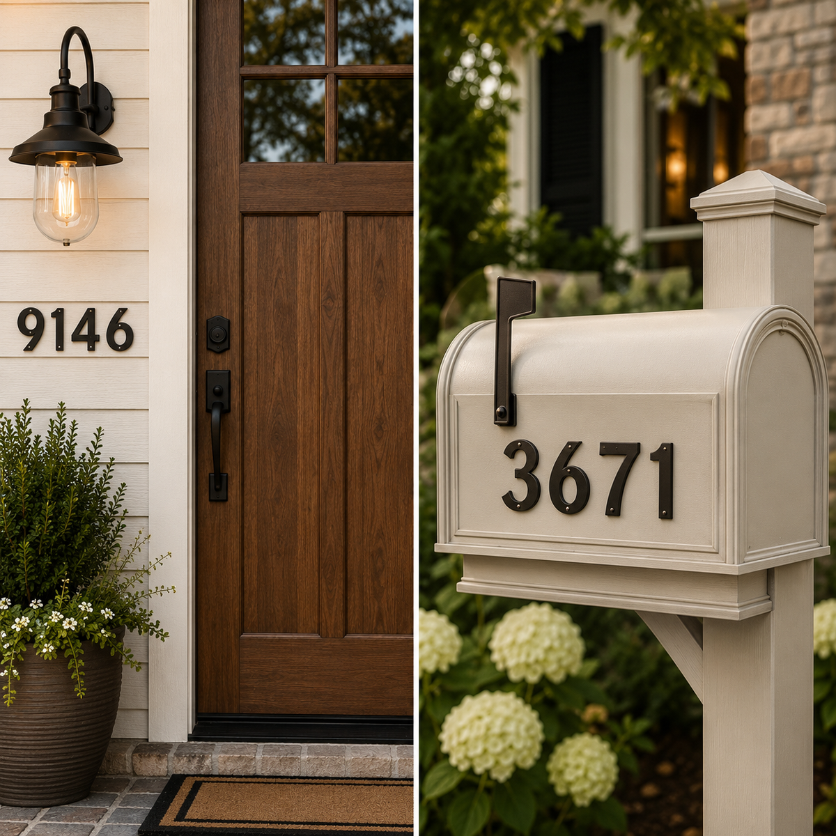5" House Numbers, Oil Rubbed Bronze