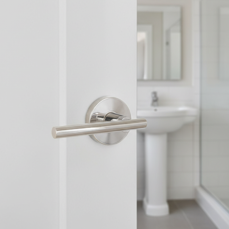 Kain Design Polished Chrome Privacy Door Lever
