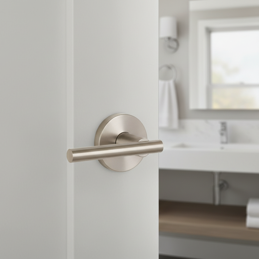 Kain Design Satin Nickel Privacy Door Lever