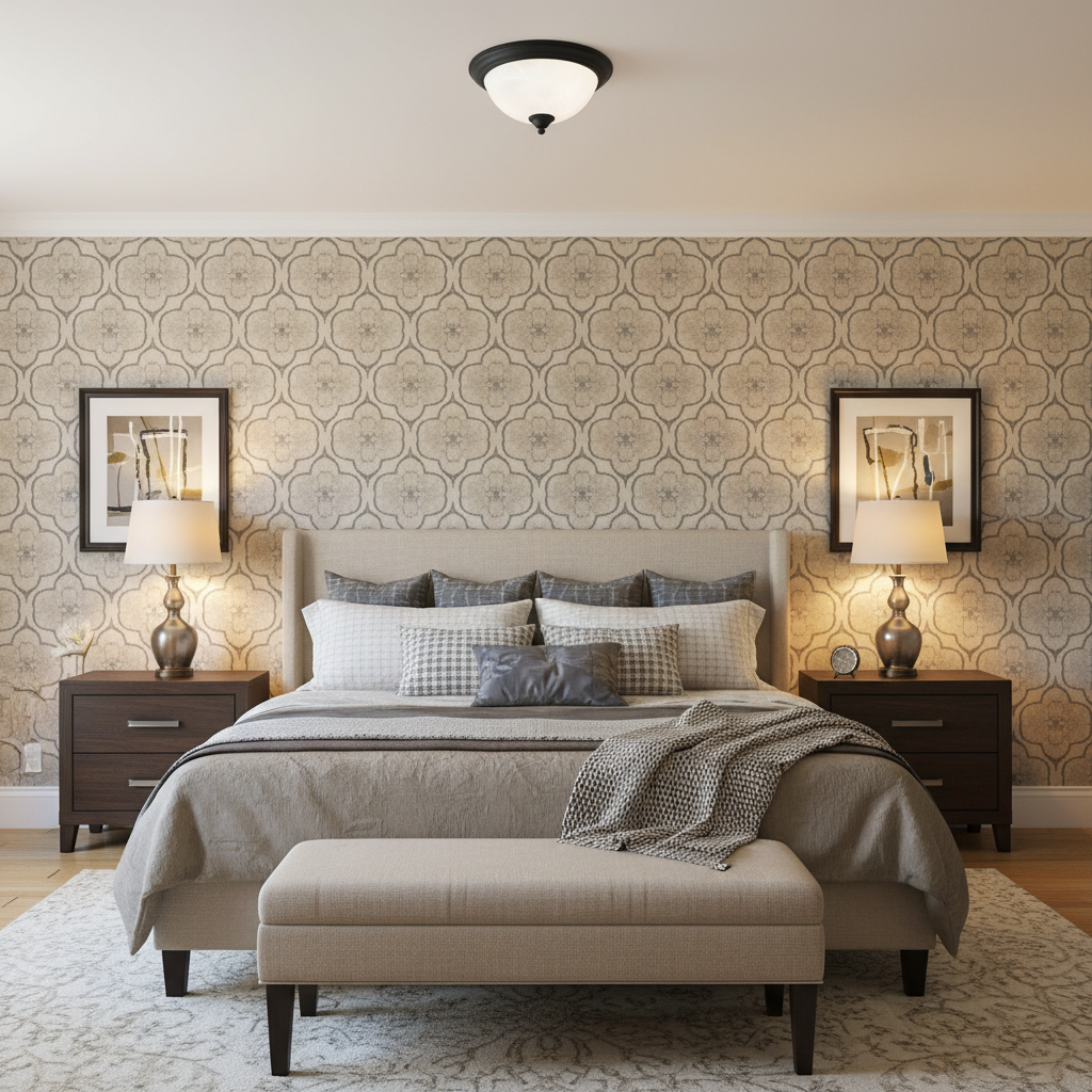 Tuscany Matte Black 54-5061 Flush Mount Ceiling Light