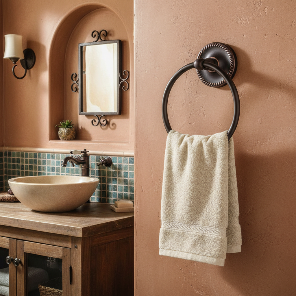 Naples Series Oil Rubbed Bronze Towel Ring