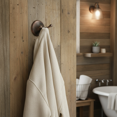 Newport Series Oil Rubbed Bronze Double Robe Hook