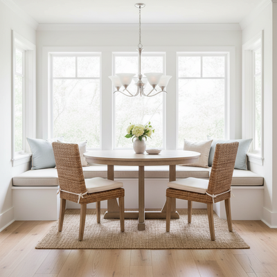 Dover Satin Nickel 5 Light Chandelier : 12-7134