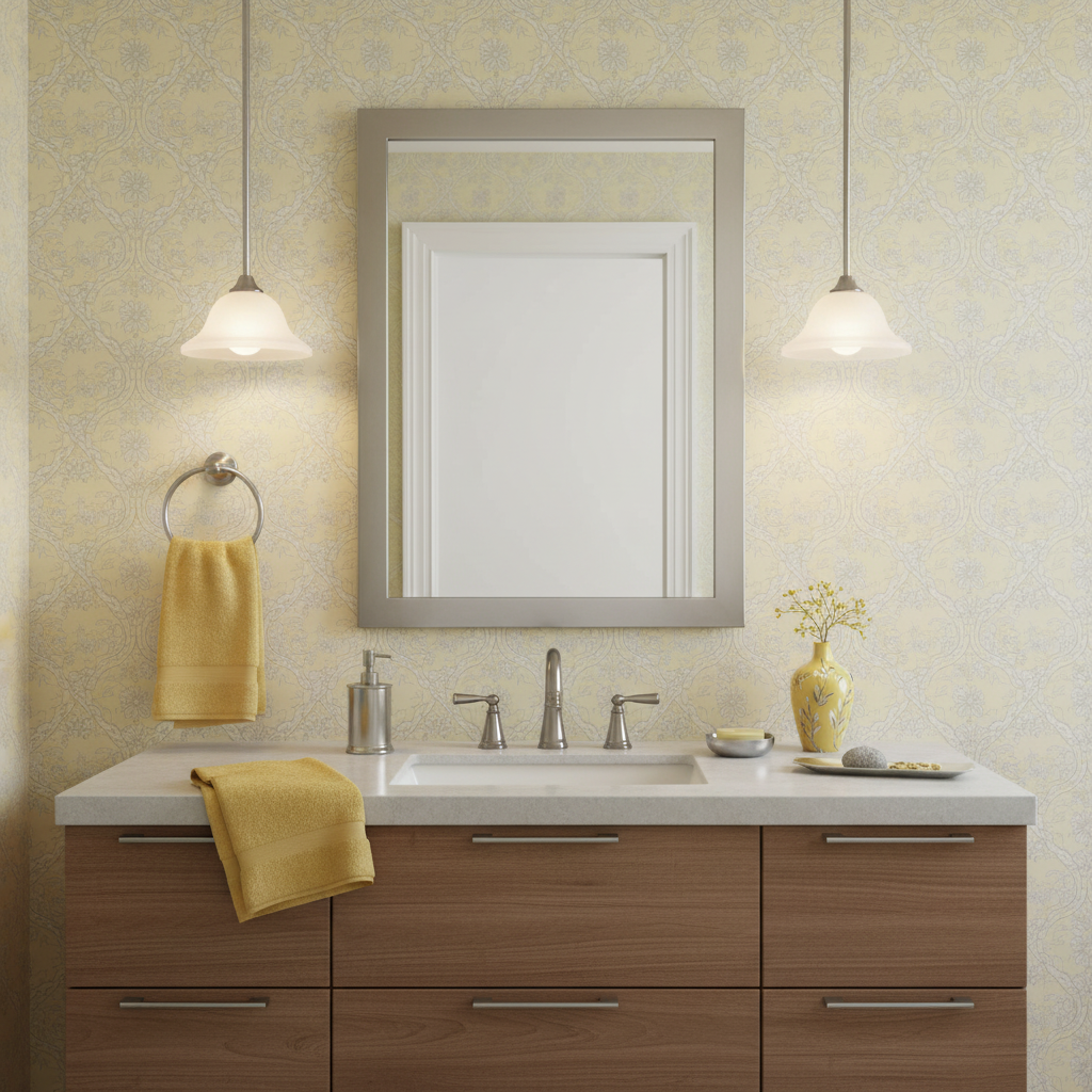 Dover Satin Nickel Mini-Pendant Light Fixture : 10-4364