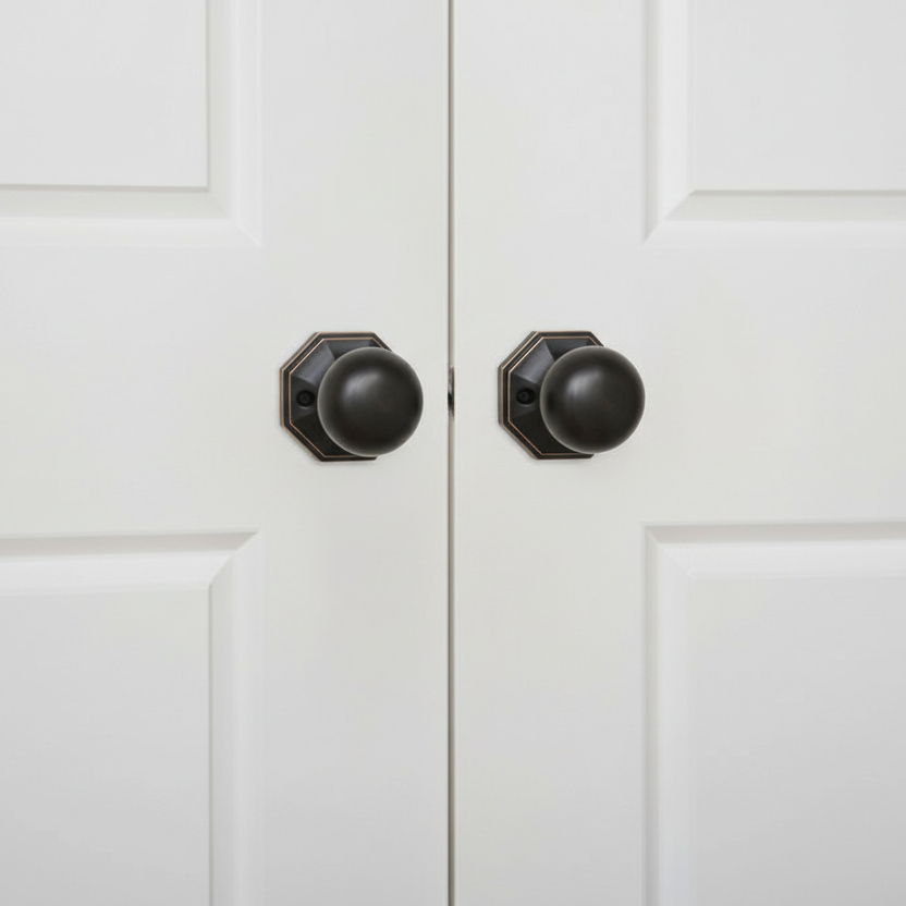 Stanton Dummy Door Knob, Oil Rubbed Bronze