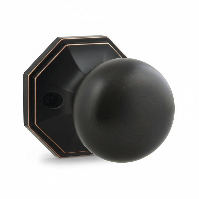 Stanton Dummy Door Knob, Oil Rubbed Bronze