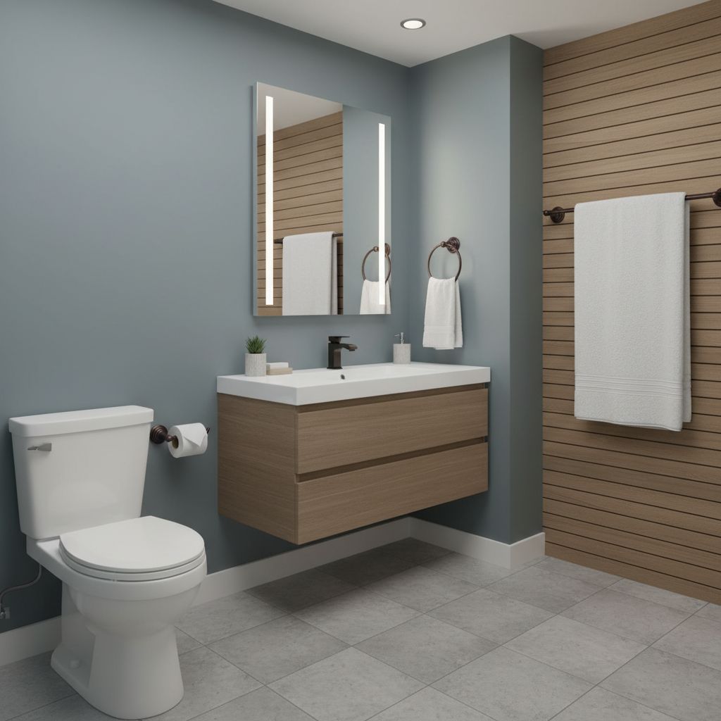 Stockton Series 3 Piece Oil Rubbed Bronze Bathroom Hardware Set