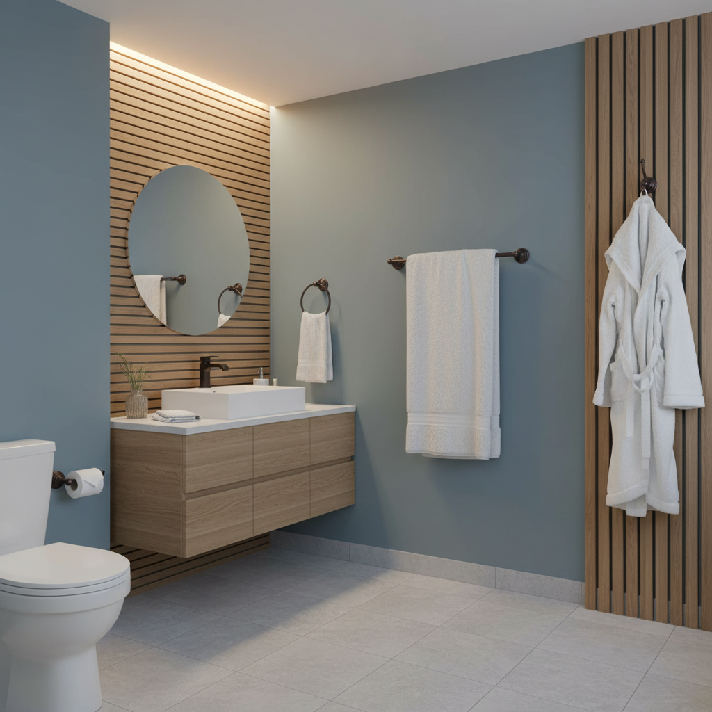 Stockton Series 4 Piece Oil Rubbed Bronze Bathroom Hardware Set