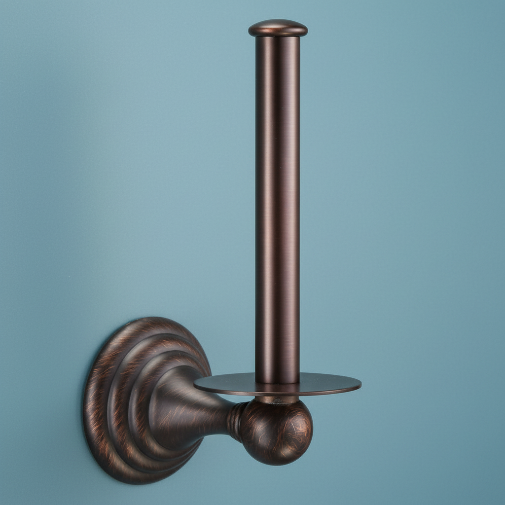 Stockton Series Oil Rubbed Bronze Vertical Toilet Tissue Paper Holder