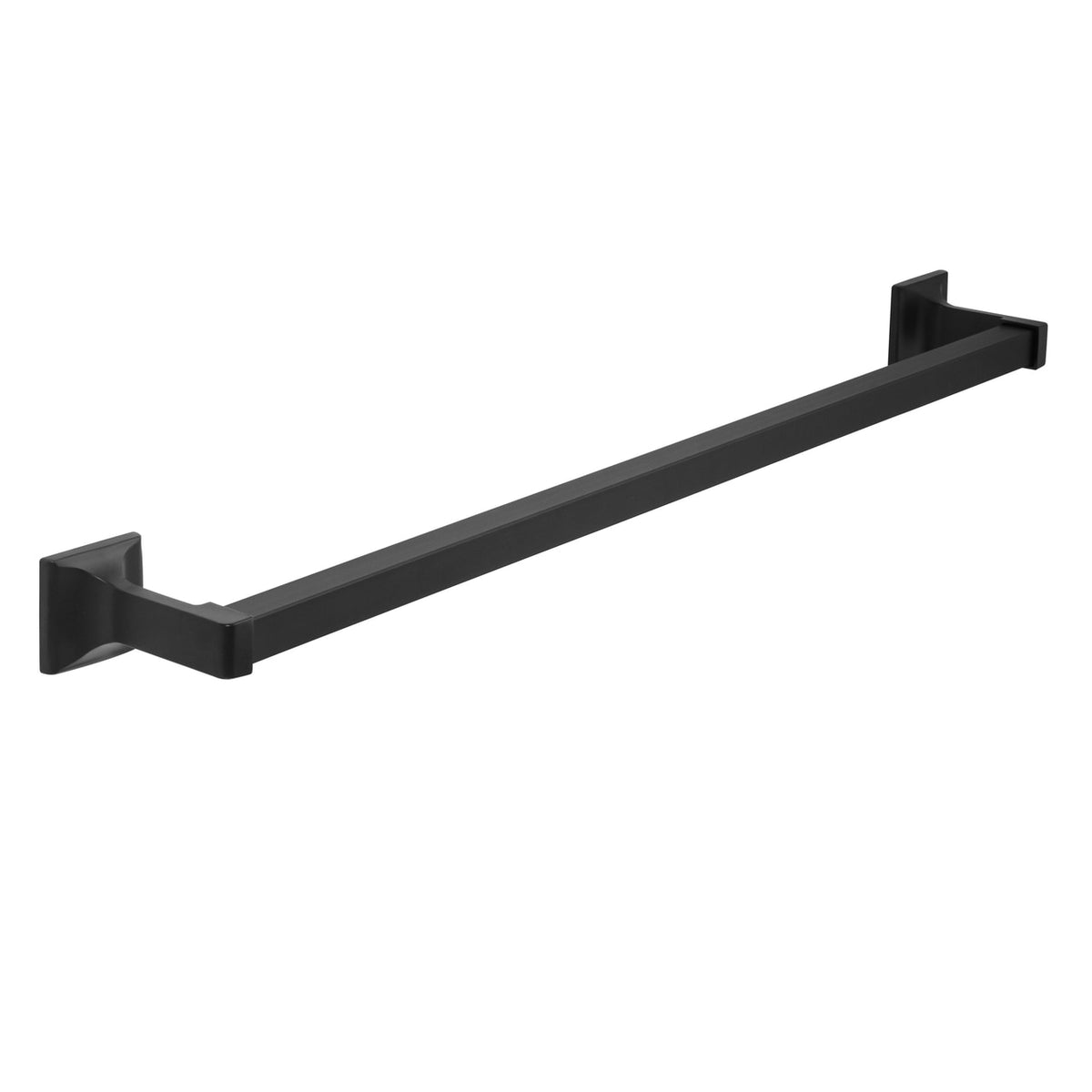 Designers Impressions Eclipse Series Black 24" Towel Bar