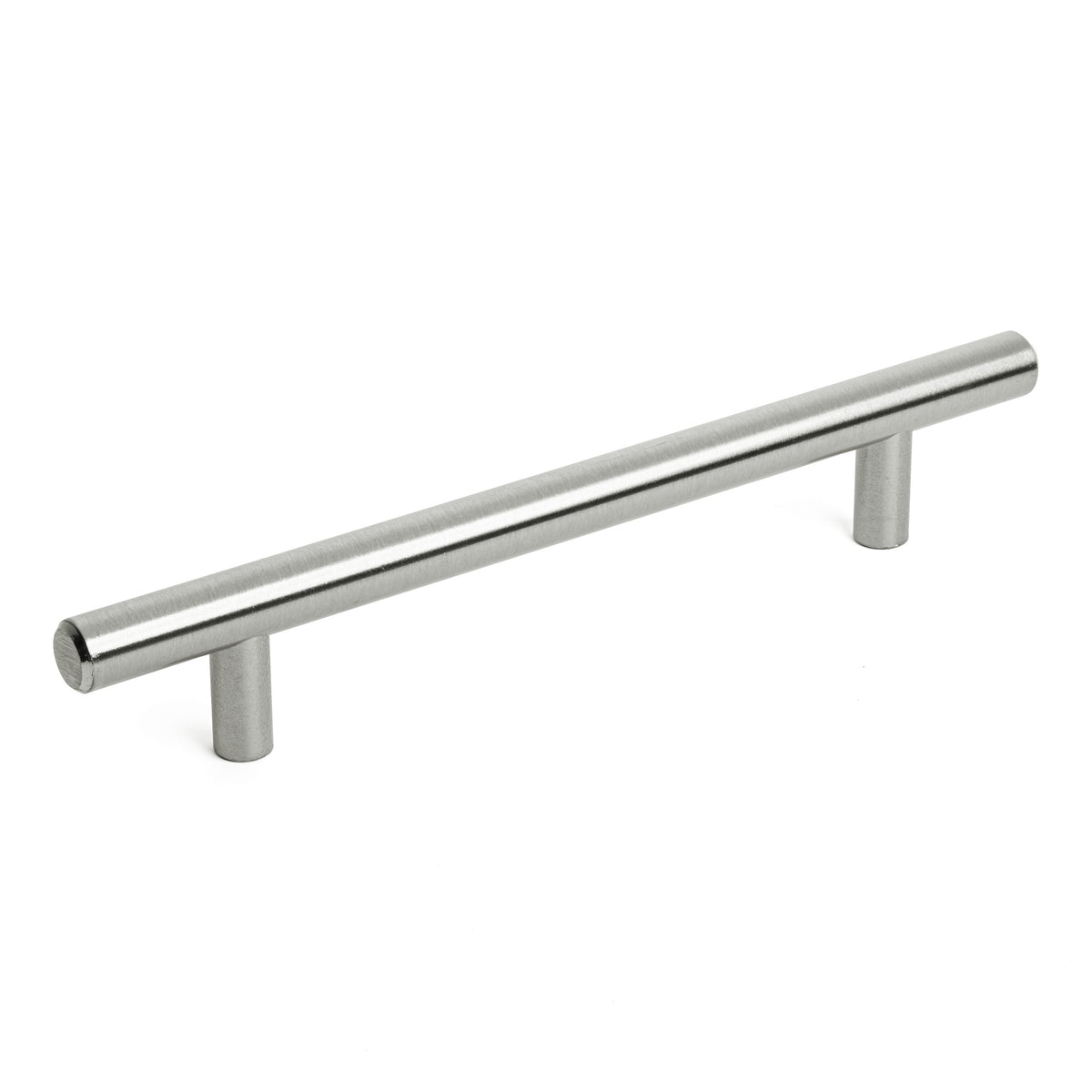Diversa Brushed Satin Nickel Euro Style 5" (128mm) Cabinet Bar Pull
