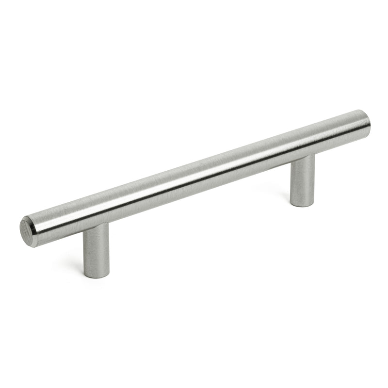 Diversa Brushed Satin Nickel Euro Style 3-3/4&quot; (96mm) Cabinet Bar Pull