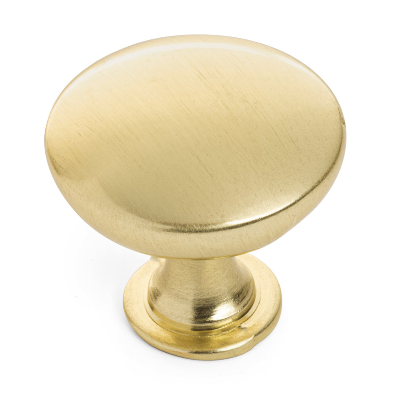 Cosmas 5305BB Brushed Brass Round Cabinet Knob