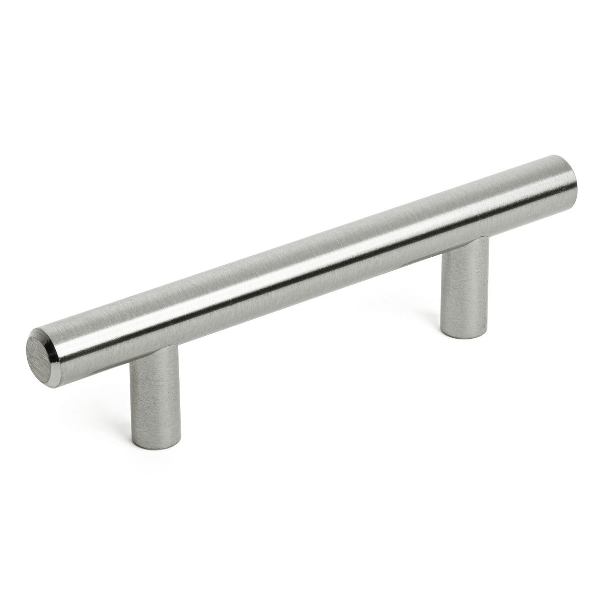 Diversa Brushed Satin Nickel Euro Style 3" (76mm) Cabinet Bar Pull
