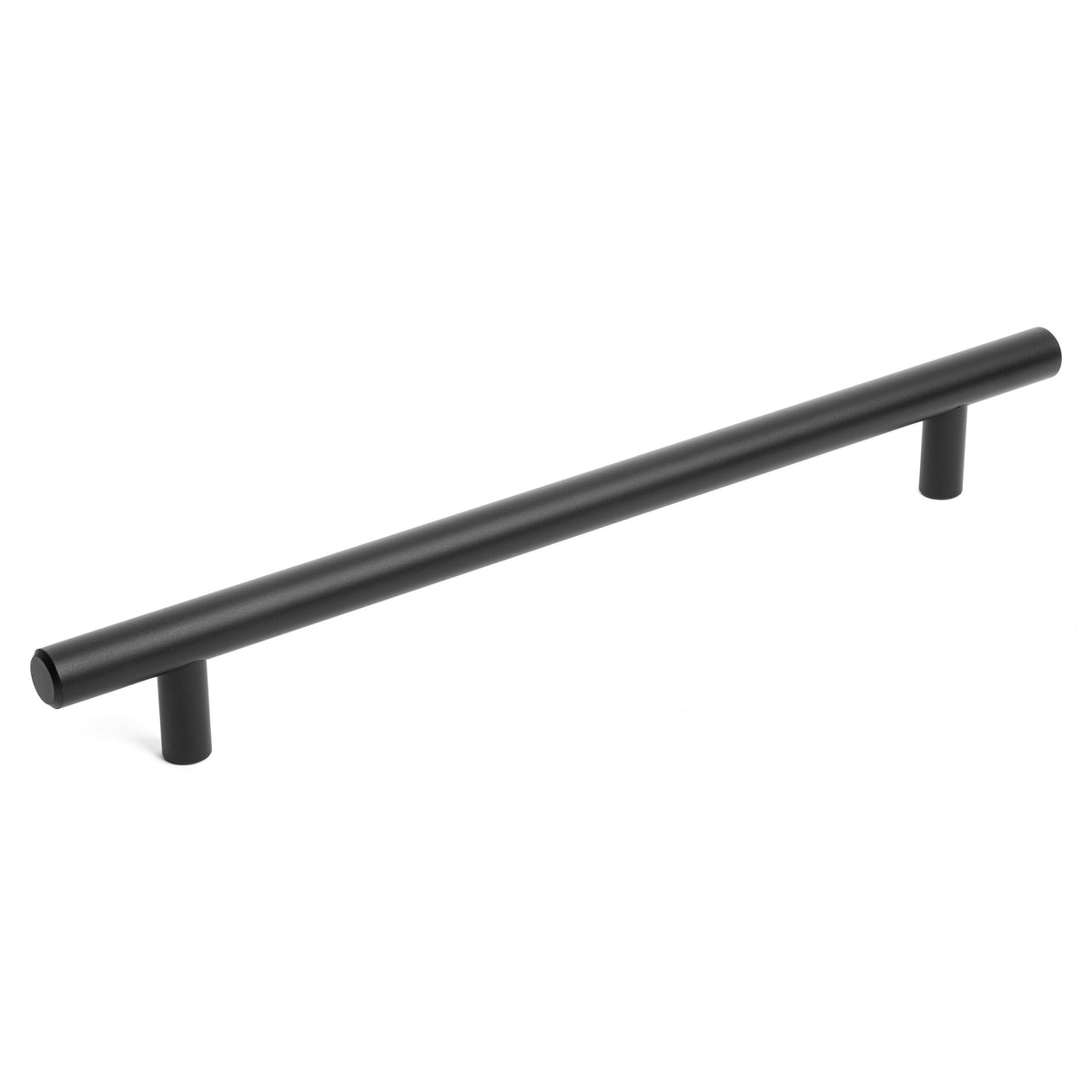 Diversa Matte Black Euro Style 7-1/2&quot; (192mm) Cabinet Bar Pull - 10 Pack