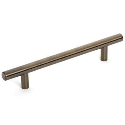 Diversa Antique Brass Euro Style 5&quot; (128mm) Cabinet Bar Pull - 10 PACK
