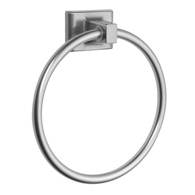 Designers Impressions Eclipse Series Satin Nickel Towel Ring