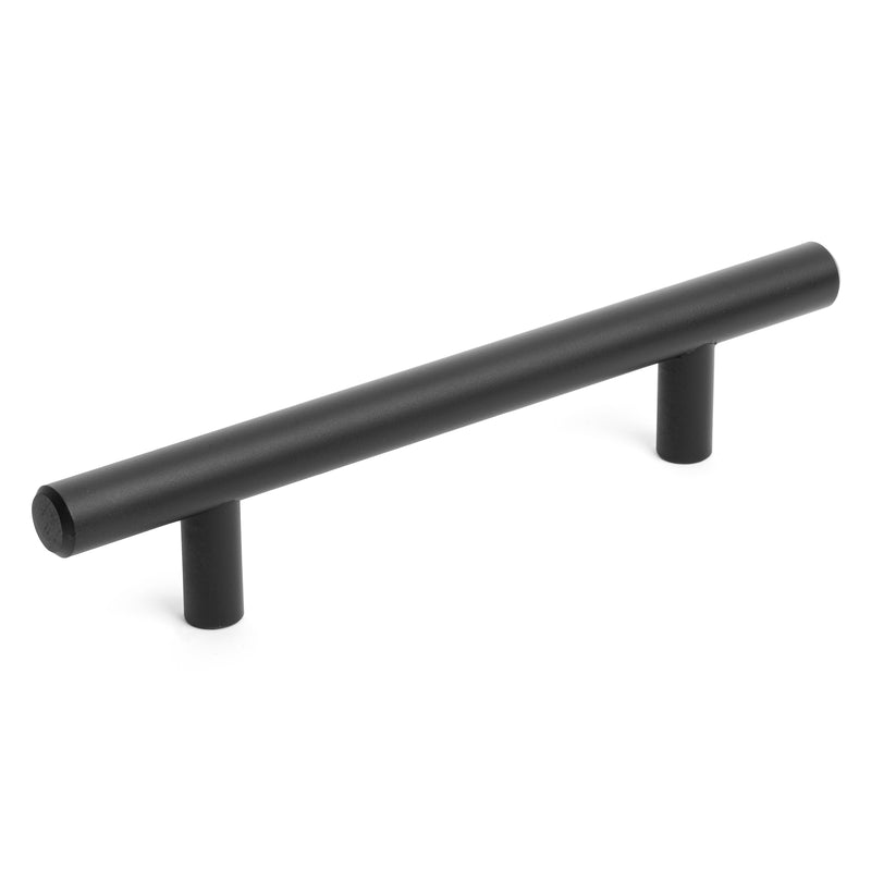 Diversa Matte Black Euro Style 3-3/4&quot; (96mm) Cabinet Bar Pull