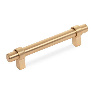 Cosmas 161-96BG Brushed Gold Cabinet Hardware Euro Style Bar Pull