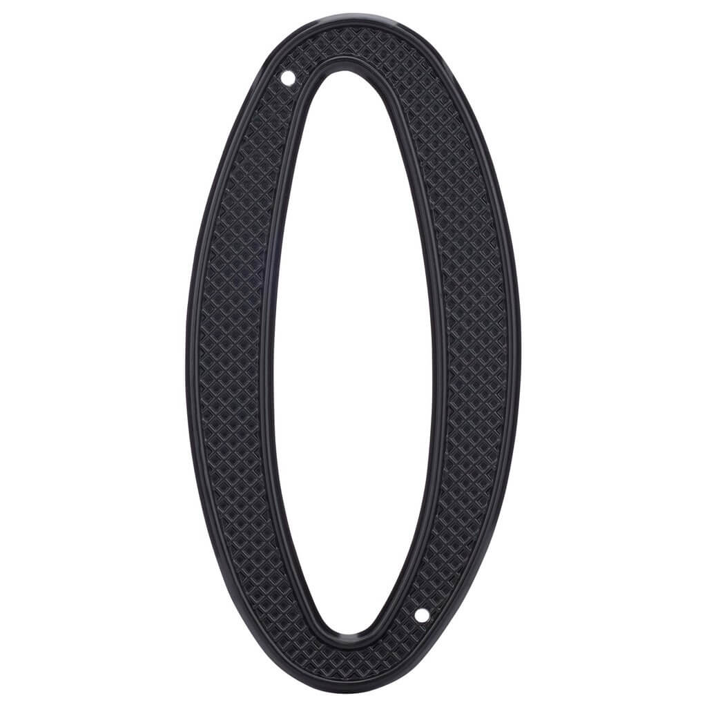4&quot; Nail-On House Numbers, Black