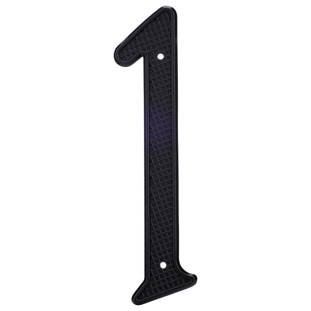 4&quot; Nail-On House Numbers, Black