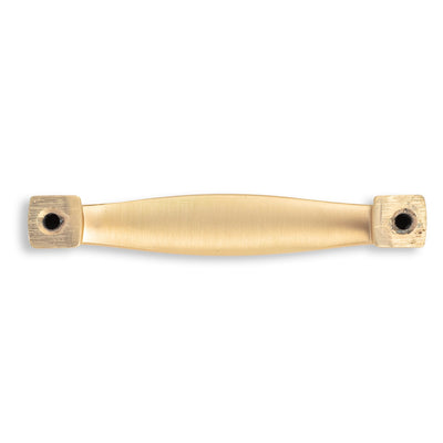 Diversa Brushed Gold Traditional 3" (76mm) Cabinet Drawer Pull - 10 PACK