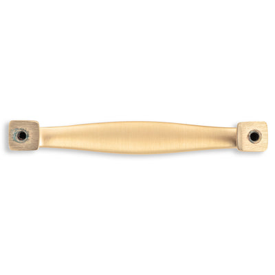 Diversa Brushed Gold Traditional 3-3/4&quot; (96mm) Cabinet Drawer Pull