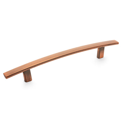 Diversa Antique Copper Subtle Arch 5" (128mm) Cabinet Pull - 10 PACK