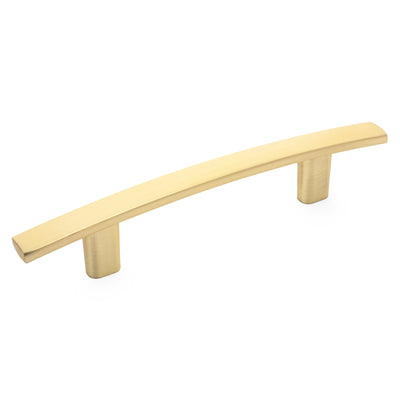 Diversa Brushed Gold Subtle Arch 3&quot; (76mm) Cabinet Pull - 10 PACK
