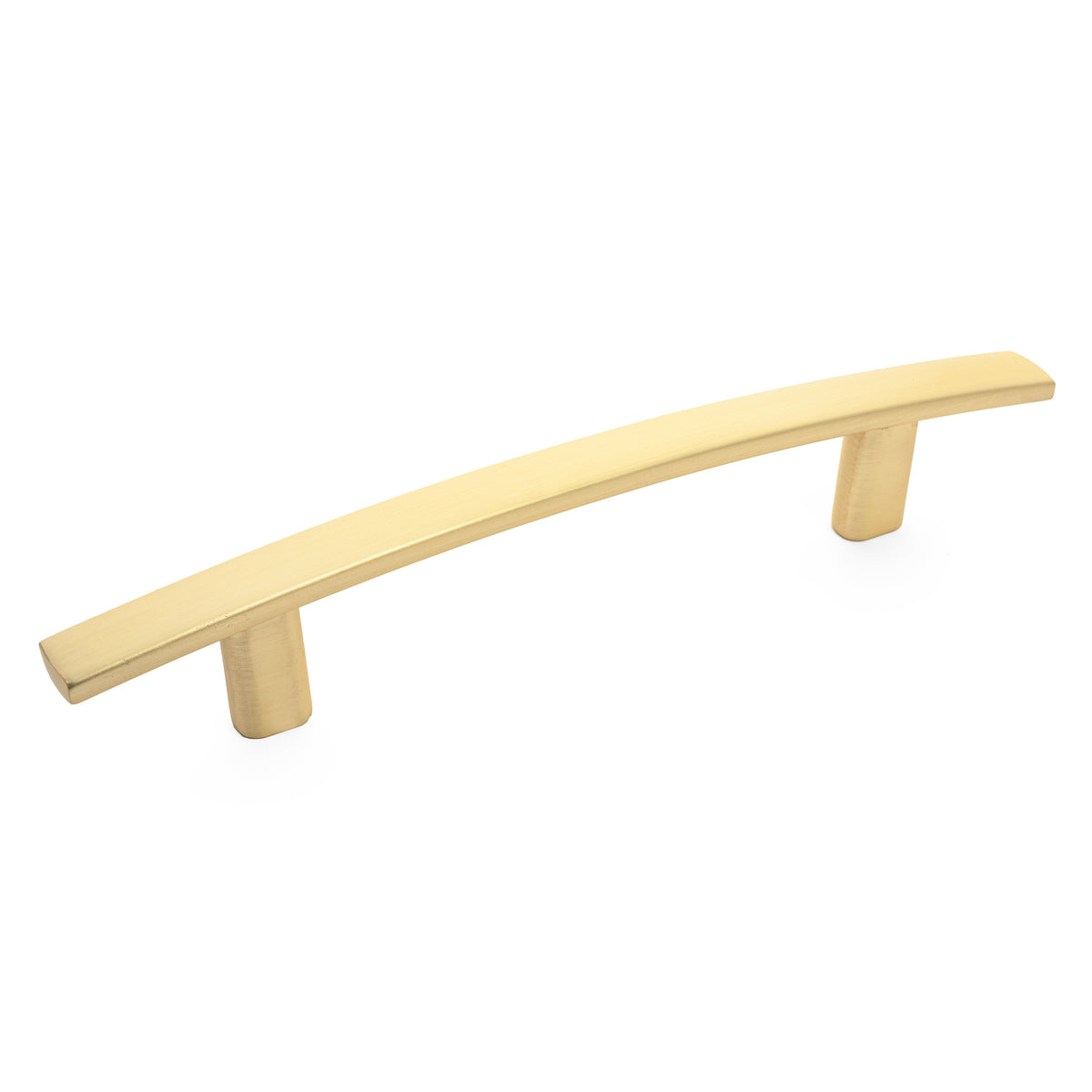 Diversa Brushed Gold Subtle Arch 3-3/4&quot; (96mm) Cabinet Pull