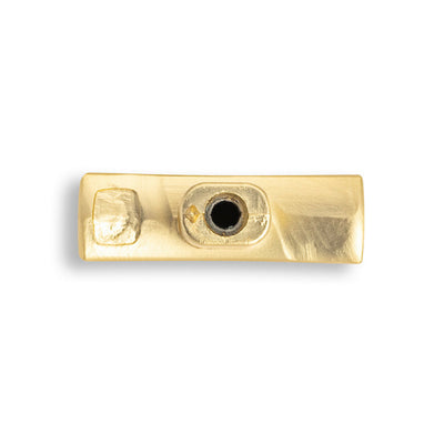 Diversa Brushed Gold Subtle Arch Cabinet Knob - 10 PACK