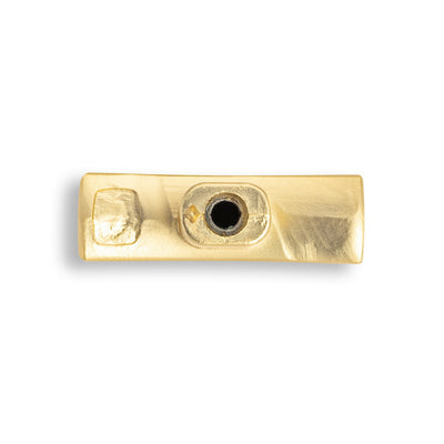 Diversa Brushed Gold Subtle Arch Cabinet Knob