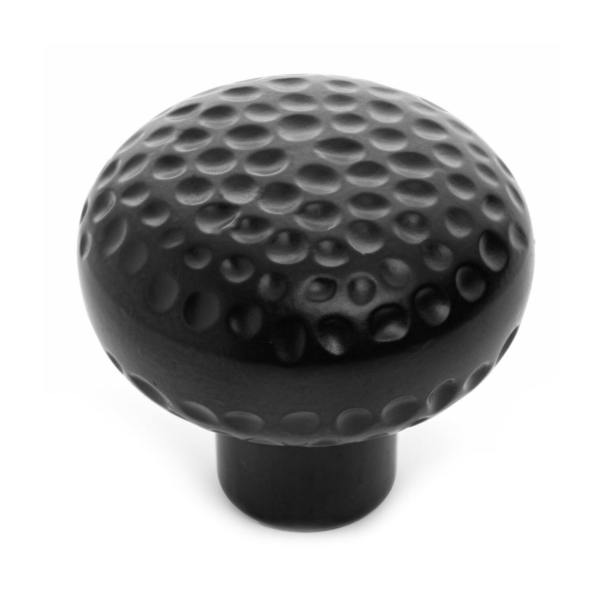 Cosmas 10551FB Flat Black Round Craftsman Cabinet Knob