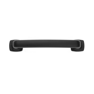 Diversa Matte Black Trinity 3-3/4&quot; (96mm) Cabinet Drawer Pull - 10 PACK