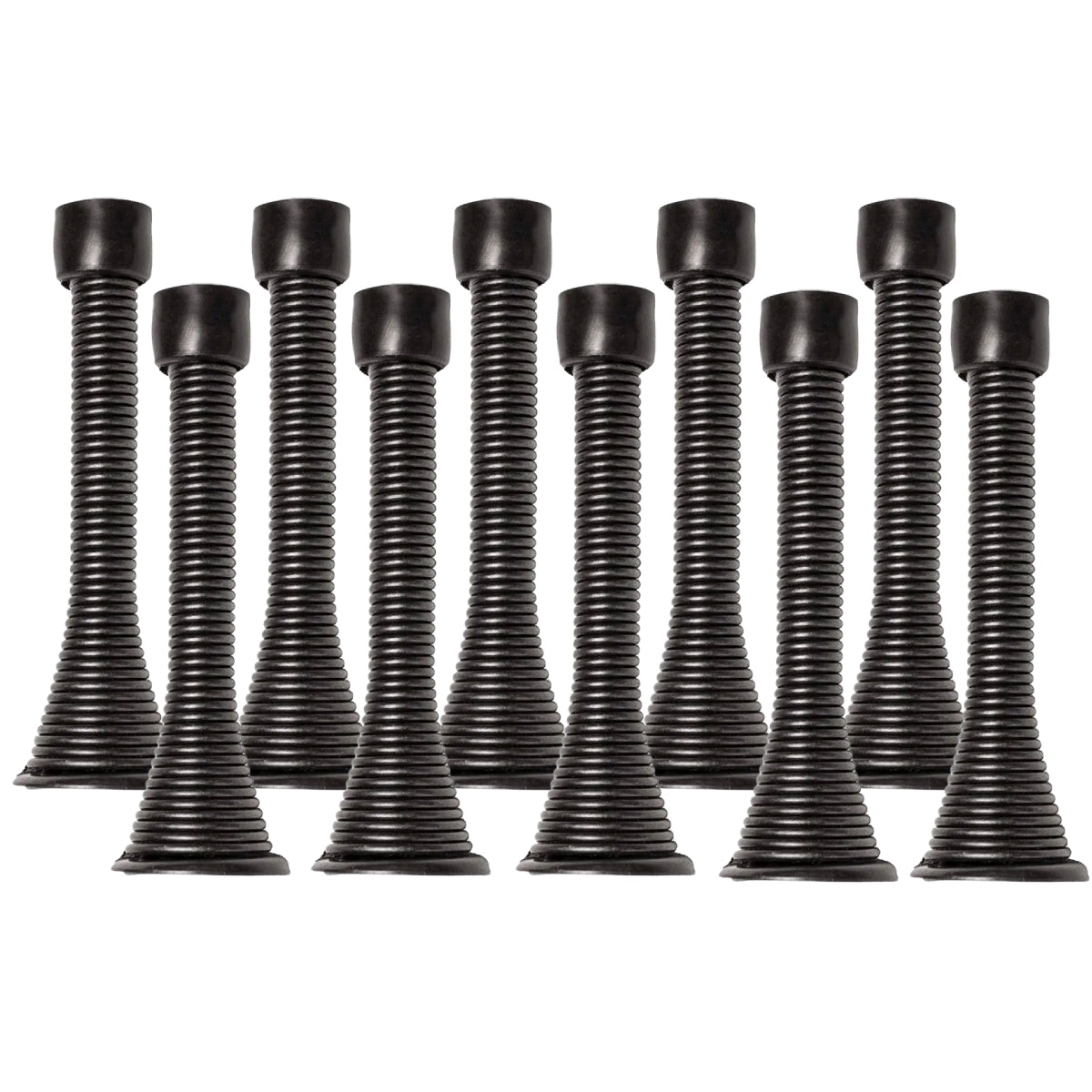 10 Pack Oil Rubbed Bronze Baseboard Spring Door Stop