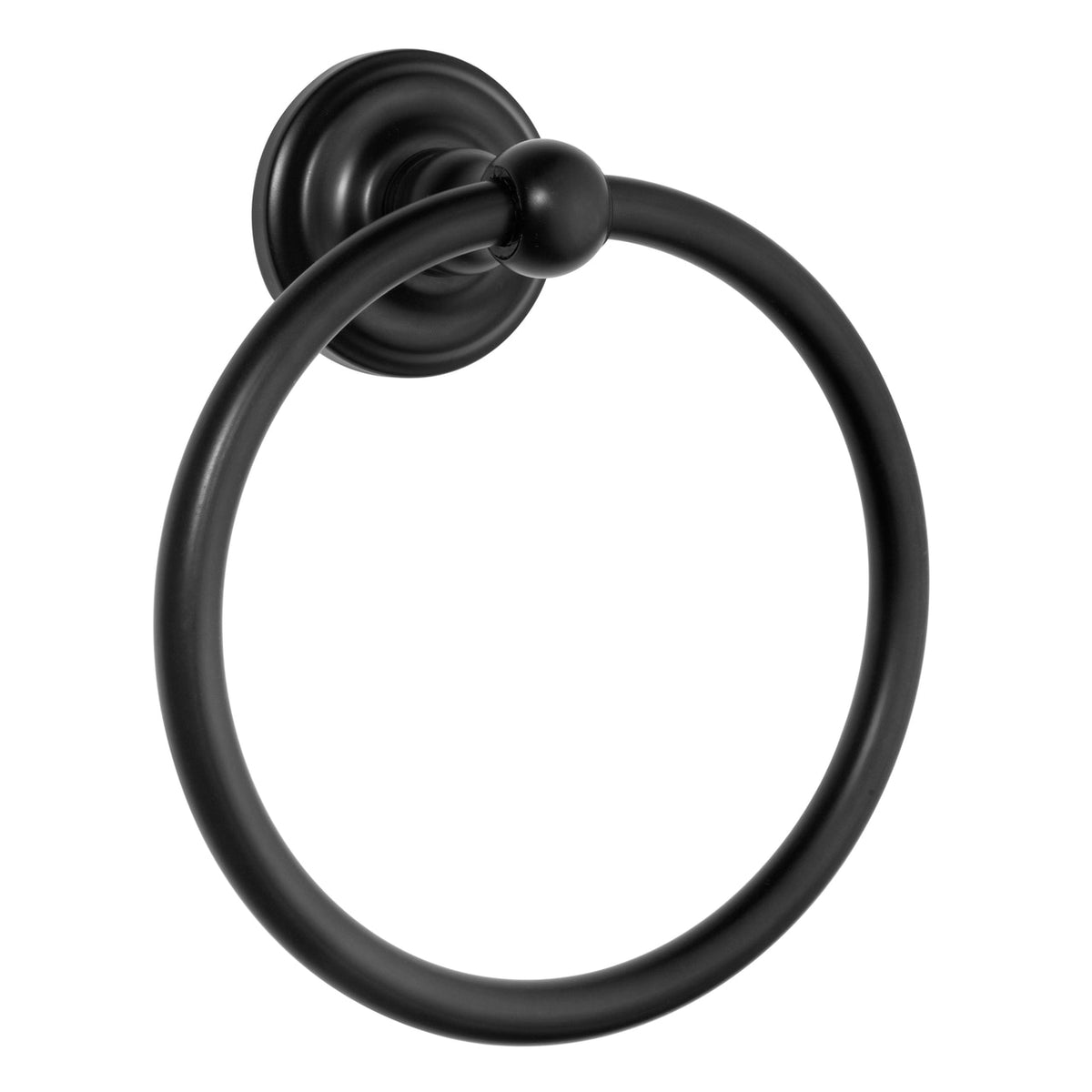 Designers Impressions Royal Series Black Towel Ring