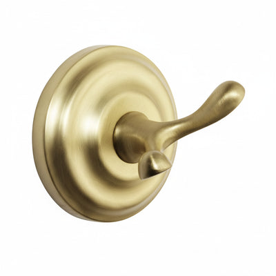 Royal Series Brushed Brass Robe Hook