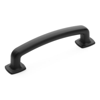 Diversa Matte Black Trinity 3-3/4&quot; (96mm) Cabinet Drawer Pull