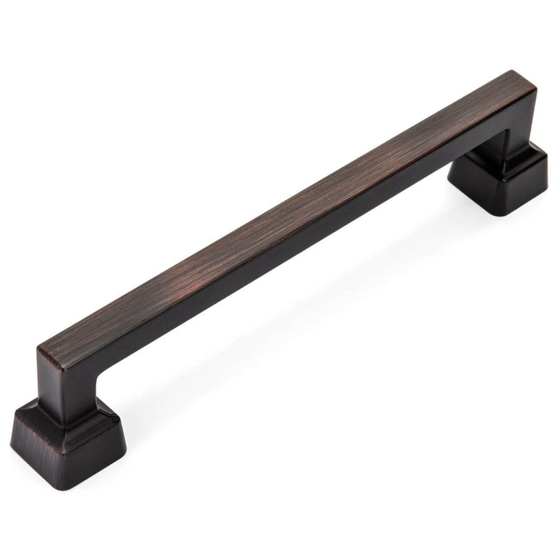 Five inch hole spacing stiff design pull in oil rubbed bronze finish