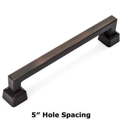 Cosmas 1481-128ORB Oil Rubbed Bronze Modern Contemporary Cabinet Pull
