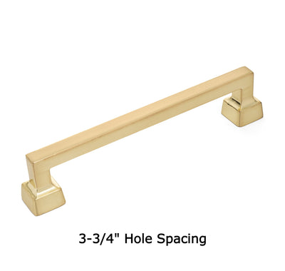 Cosmas 1481-96BB Brushed Brass Modern Contemporary Cabinet Pull