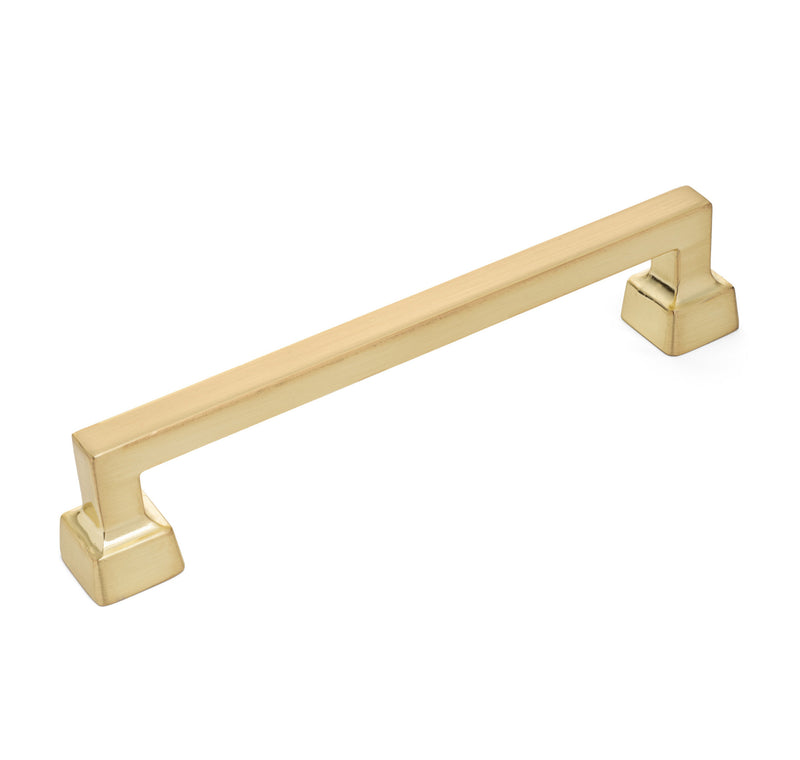Cosmas 1481-96BB Brushed Brass Modern Contemporary Cabinet Pull