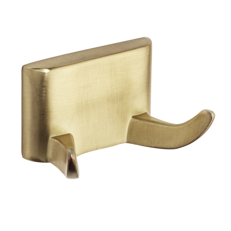 Designers Impressions Eclipse Series Brushed Brass Robe Hook