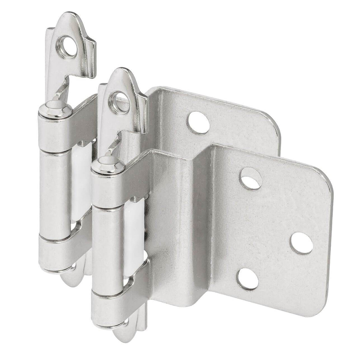 Cosmas 15628-CH Polished Chrome Hinge 3/8" Inset (Pair)